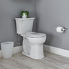 2-Piece Right Height Round Front Toilet in White