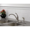 Single Handle Kitchen Faucet with Spray in Brilliance Stainless