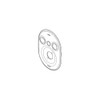 Escutcheon - 18 Series in Polished Chrome