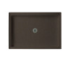 42.375-in W x 34.188-in D x 5.5-in H Solid Surface Shower Base in Canyon