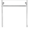 30-in Console Legs Only, in Polished Chrome
