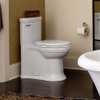 DXV D22000C101.415 St. George One-Piece Elongated Toilet, in Canvas White