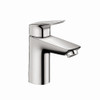 Hansgrohe 71104001 Logis Single-Hole Faucet 100, 1.0 GPM, In Chrome