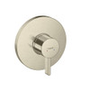 Hansgrohe 15739821 Ecostat S Pressure Balance Trim, In Brushed Nickel