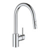 Grohe 3134910E Concetto Single-Handle Dual Spray Pull Down Kitchen Faucet in Chrome