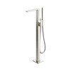 Freestanding Tub Filler in Brushed Nickel