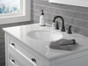 Delta 3533LF-BLMPU Kayra Two Handle Widespread Bathroom Faucet, Matte Black