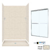 Swan SQP3448050-M46570CC 72.5-in x 48-in x 34-in 5-Piece Alcove Shower Kit in Tahiti Desert