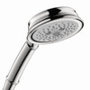 Hansgrohe 04753000 Croma 100 Classic 1.8 GPM 3-Jet Handshower, In Chrome