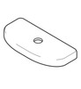 Tank Lid with Velcro Tape for ST446UM Toilet Tank in Ebony