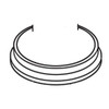 Diverter Trim Ring in Nickel