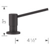 Blanco 401449 Torre Soap Dispenser in Cinder