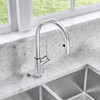 Blanco 526390 Urbena Single-Lever Pull-Down Kitchen Faucet with 1.5 GPM in Polished Chrome