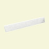 Swanstone 3-in H x 22-in L Bathroom Side Splash in White