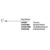 End Cap for Slide Bars in Chrome