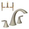 8-1/4-Inch Roman Tub Faucet in Brushed Nickel