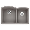 Blanco KA-440178 Diamond 1-3/4 Bowl Sink Kit in Metallic Gray