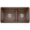Blanco KA-442528 Precis Reversible 1-3/4 Low Divide Sink Kit in Café