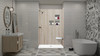 Linear 32 in. L x 60 in. W Alcove Shower Pan Base with Center Drain in White
