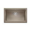 Blanco 526544 Vintera 30" Super Single Apron-Front Kitchen Sink in Truffle