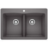 Blanco KA-441466 Diamond Equal Double Dual Mount Sink Kit in Cinder