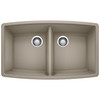 Blanco KA-441290 Performa Equal Double Bowl Sink Kit in Truffle