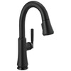 Delta 9979TL-BL-DST Coranto 9.06-in x 4.63-in x 14.38-in Touch2O Bar and Prep Faucet with Touchless Technology, Matte Black