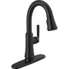 Delta 9979TL-BL-DST Coranto 9.06-in x 4.63-in x 14.38-in Touch2O Bar and Prep Faucet with Touchless Technology, Matte Black
