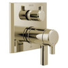 Delta T27T899-PN-PR Pivotal TempAssure 17T Series Valve Trim with 3-Setting Integrated Diverter, Lumicoat Polished Nickel