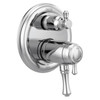 Delta T27T897 Cassidy Traditional 2-Handle TempAssure 17T Series Valve Trim with 3-Setting Integrated Diverter, Chrome