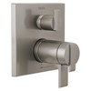 Delta T27T867-SS Ara Angular Modern TempAssure 17T Series Valve Trim with 3-Setting Integrated Diverter, Stainless