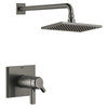 Delta T17T299-KS-PR Pivotal TempAssure 17T Series H2Okinetic Shower Trim, Lumicoat Black Stainless