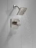Delta T17299-SS-PR Pivotal Monitor 17 Series H2Okinetic Shower Trim, Lumicoat Stainless