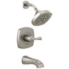 Delta T14476-SS Stryke 14 Series Tub and Shower, Stainless