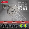 Delta T14258-SS Trinsic H2O Shower Trim 1L, Stainless