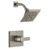 Delta T14299-SS-PR Pivotal Monitor 14 Series H2Okinetic Shower Trim, Lumicoat Stainless