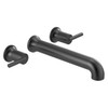 Delta T5759-BLWL Trinsic Delta Trinsic Wall Mounted Tub Filler, Matte Black