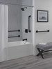 Delta T14467-BL Ara Monitor 14 Series H2Okinetic Tub & Shower Trim, Matte Black