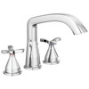 Delta T27766 Stryke Delta Stryke Three Hole Roman Tub Trim, Chrome