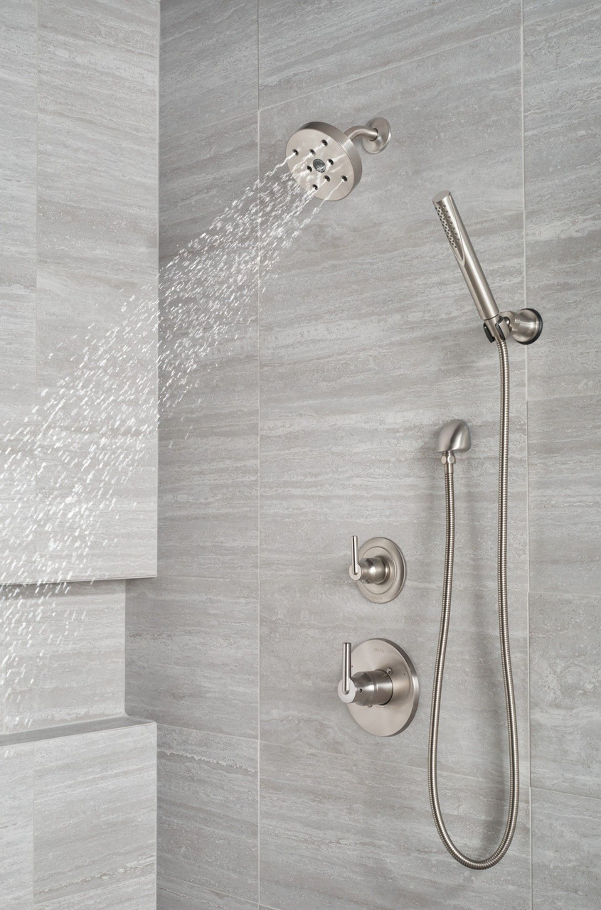 Delta 50560-SS-PR Universal Showering Components Wall Elbow for Hand Shower, Lumicoat Stainless