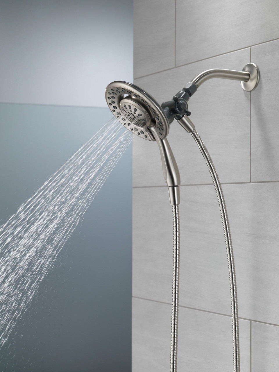 Delta 75486CSN Universal Showering Components 4-Setting In2ition, Spotshield Brushed Nickel