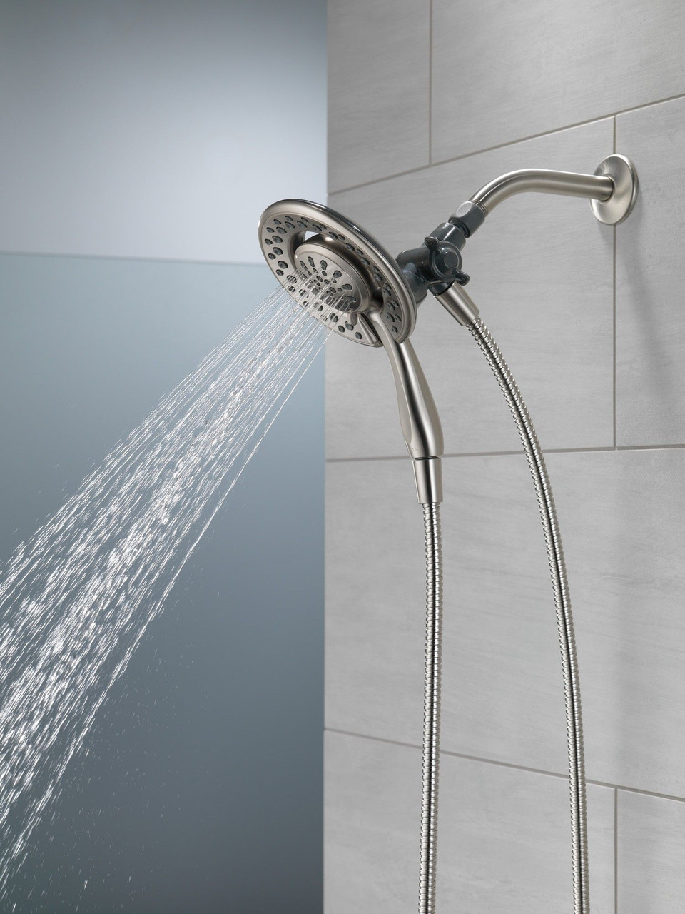 Delta 75486CSN Universal Showering Components 4-Setting In2ition, Spotshield Brushed Nickel