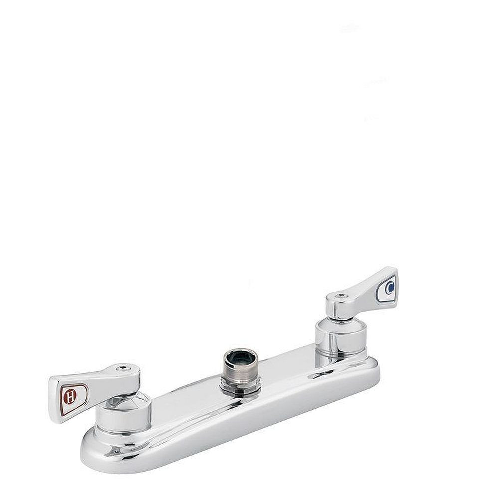 Moen 8280 Double Handle Kitchen Faucet in Chrome