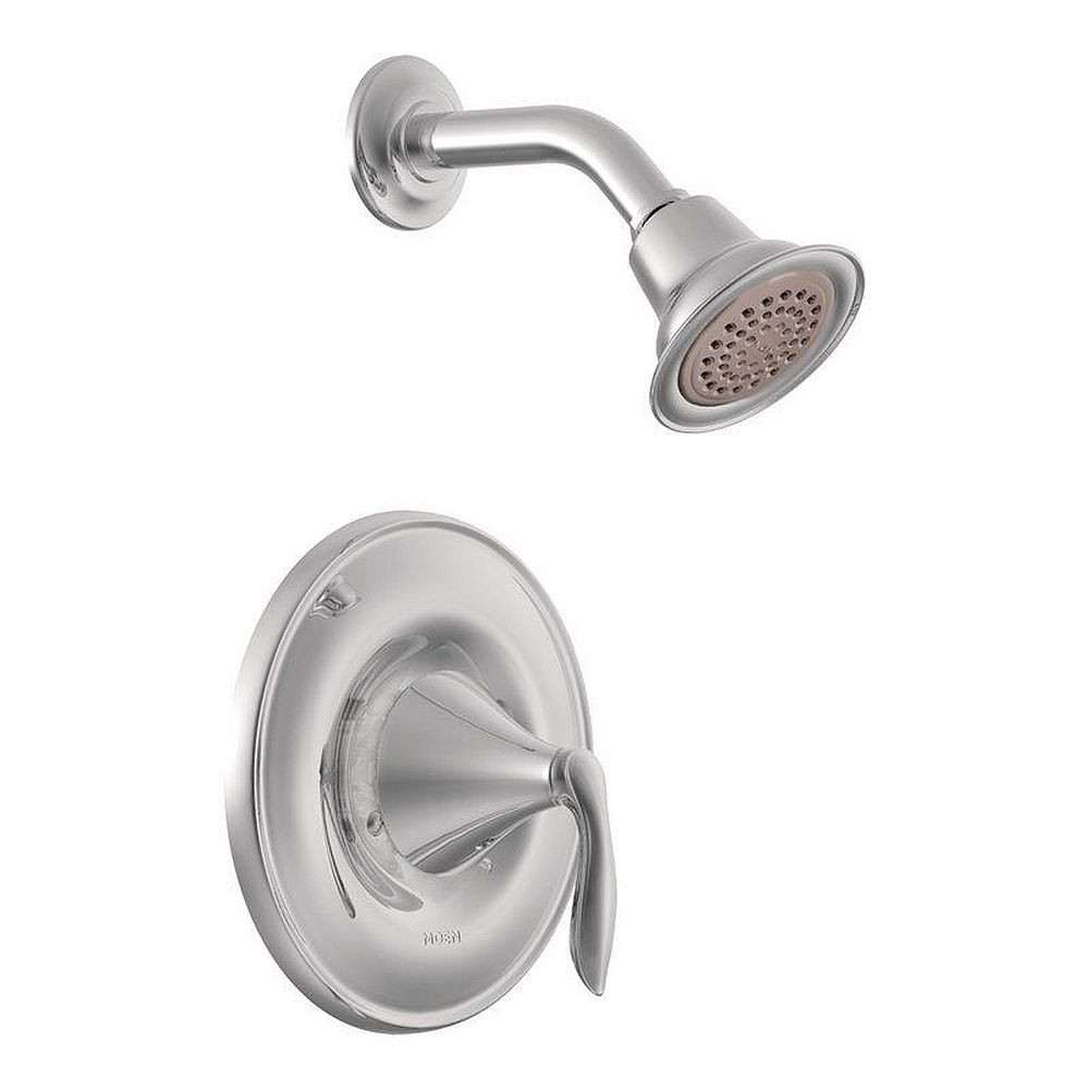 Moen T62132 Posi-Temp Pressure Balanced Shower Trim with Shower Head in Chrome