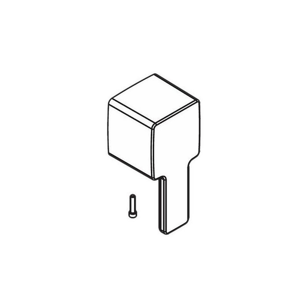 Handle Kit for Single Handle Tub/Shower in Chrome