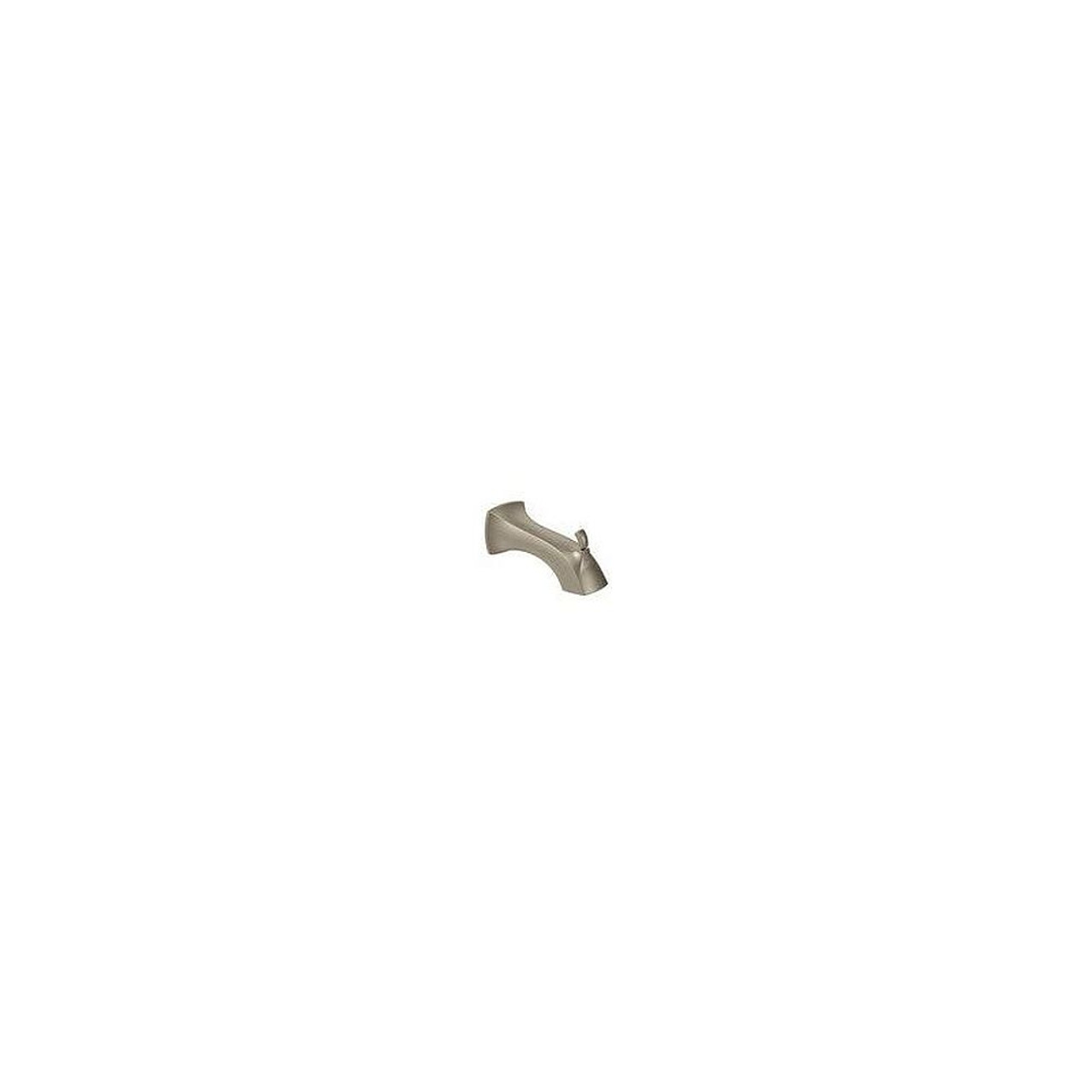 7 3/4in Tub Spout with 1/2in Slip Fit Connection (With Diverter) in Brushed Nickel