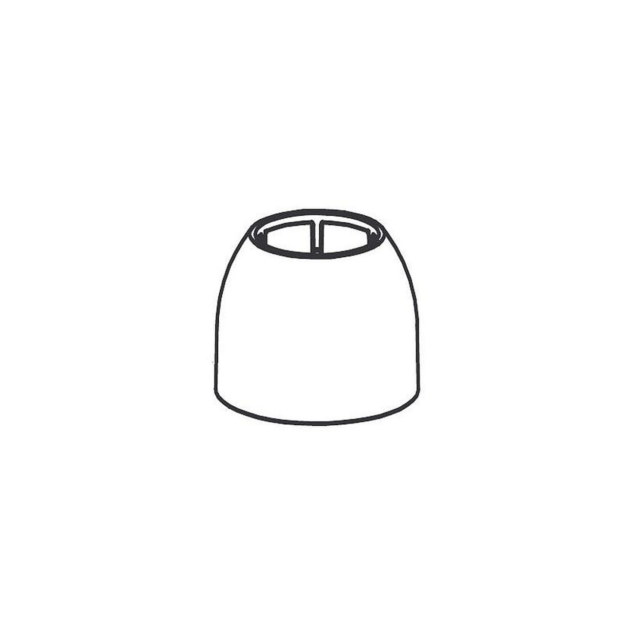 Dome for Single Handle Kitchen Faucet in Chrome