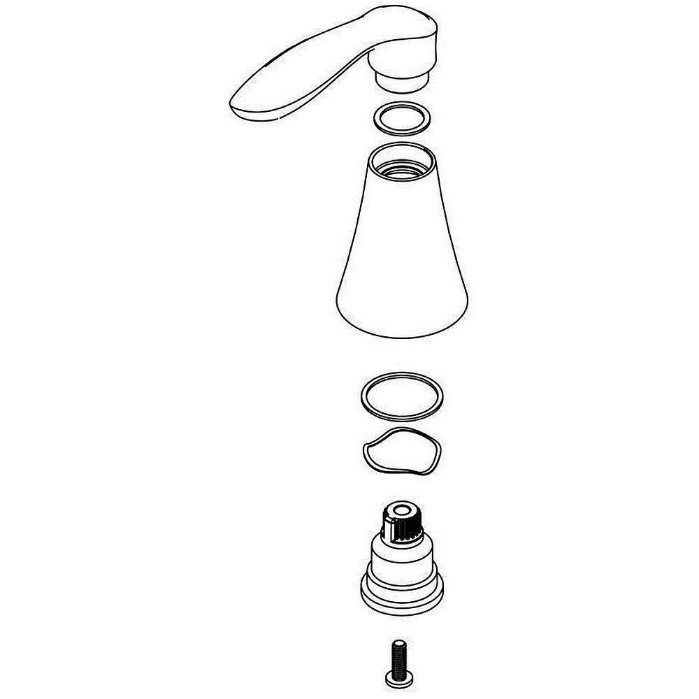 Moen 128867BN Handle Kit in Brushed Nickel