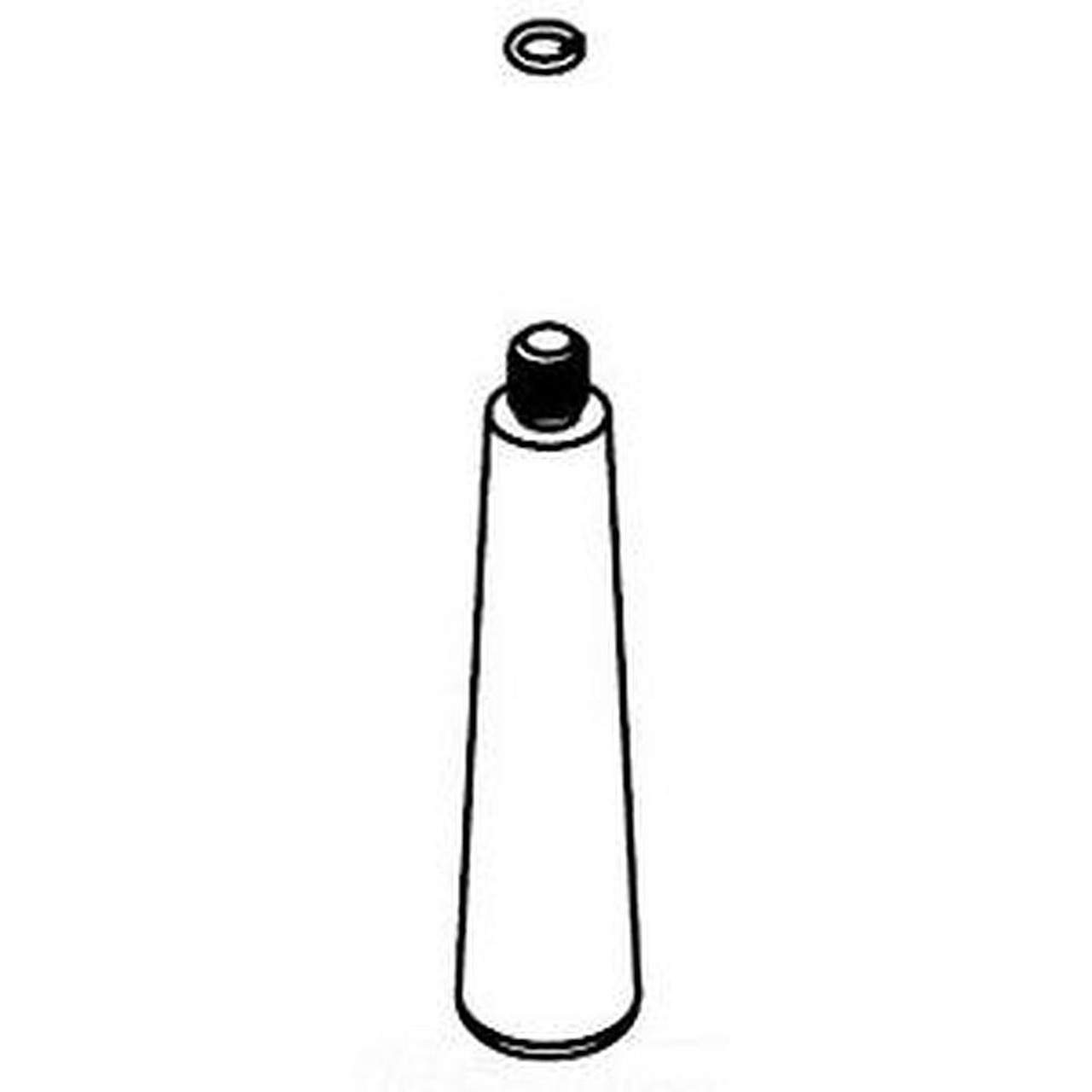Handle Rod in Brushed Nickel