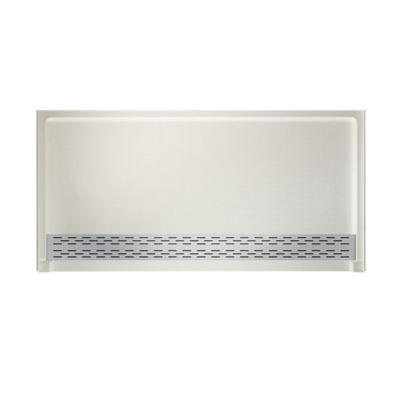34-in D x 64-in W x 5.33-in H Solid Surface Shower Base in Bisque